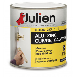 Sous-couche aluminium, zinc, cuivre, galvanisé JULIEN, 0.5 l de marque Julien, référence: B6417500