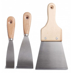 Lot de 3 couteaux à enduire 10 cm de marque Centrale Brico, référence: B6423400