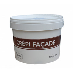 Crépis façade, blanc, mat, 15 kg - Centrale Brico