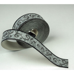 Galon adhésive Arabesque, l.3.5 cm x L.10 m, argent - Centrale Brico