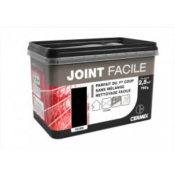 Joint pâte tout type de carrelage et mosaïque, noir, 2.5M² de marque Centrale Brico, référence: B6431000