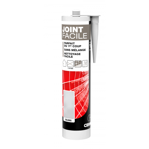 Joint pâte carrelage CERMIX noir 310 ml Joint facile noir 1m² - Centrale Brico