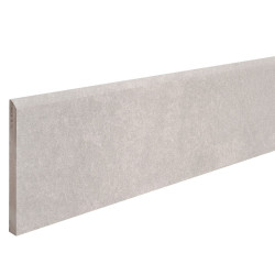 Lot de 4 plinthes gris l.8 x L.45 cm x Ep.8 mm de marque Centrale Brico, référence: B6437200