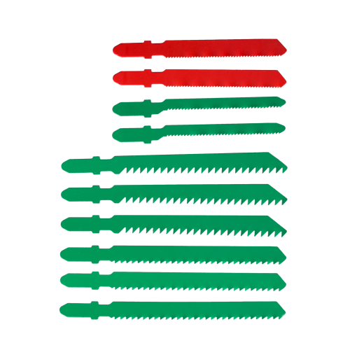 Lot de 10 lames en T pour bois et métaux coupe droite 1.5-30 mm - Centrale Brico