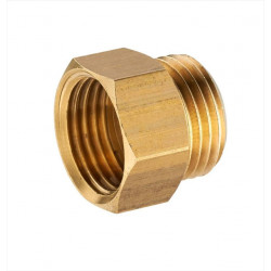 Mamelon à visser laiton M 26 x 34 pour tube en cuivre de marque Centrale Brico, référence: B6454100