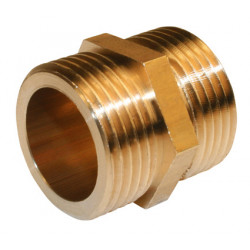 Mamelon à visser laiton M 33 x 42 pour tube en cuivre de marque Centrale Brico, référence: B6454200