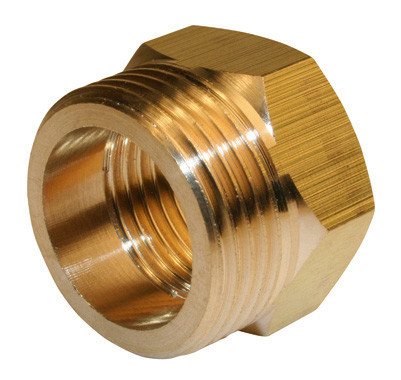 Mamelon à visser laiton M 33 x 42 pour tube en cuivre
