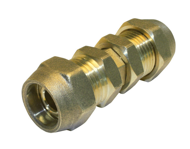 QUICK PLOMBERIE Manchon à compression laiton D.16 pour tube en per - vue 2