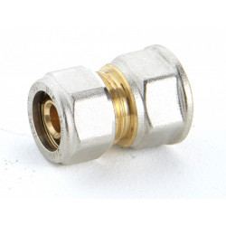 Manchon à compression laiton F 20 x 27 pour tube en multicouche de marque Centrale Brico, référence: B6459900