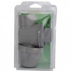 Siphon de parcours en pvc à coller, mâle / femelle, D.40 de marque Centrale Brico, référence: B6475900