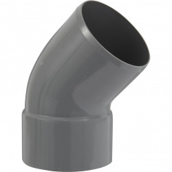 Coude 45° en pvc à coller, femelle / mâle, D100 de marque Centrale Brico, référence: B6476800