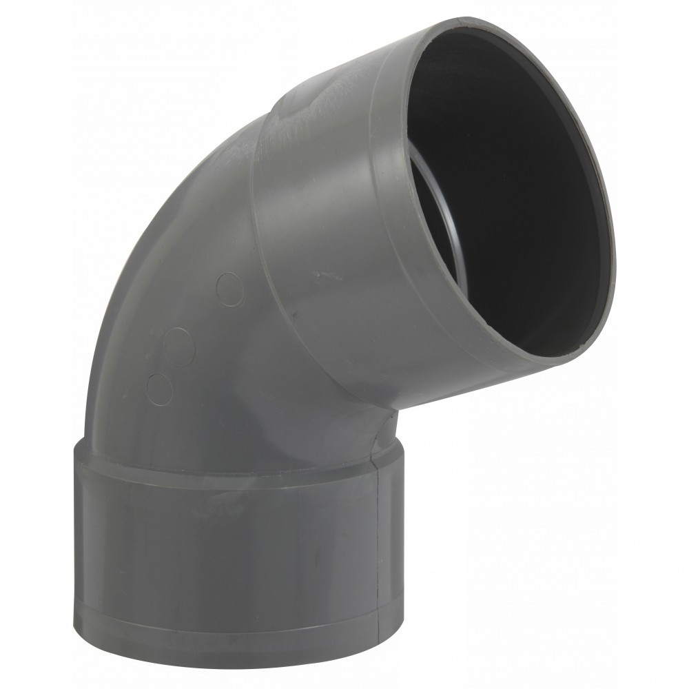 Coude PVC femelle femelle 67° GIRPI D : 100 mm Plastique Intérieur - vue 3