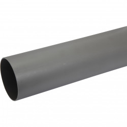 Tube d'évacuation PVC, Diam.100 mm, L.1 m de marque Centrale Brico, référence: B6478700