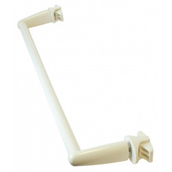 Barre porte-serviettes et fixations B21841b blanc de marque Centrale Brico, référence: B6482900