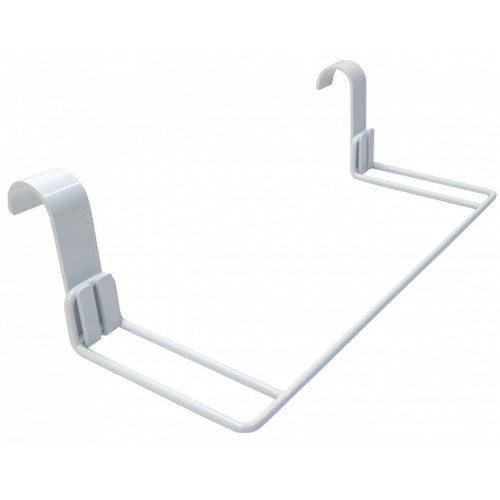 Barre porte-serviettes et fixations Barrdbc blanc - Centrale Brico