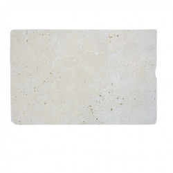 Travertin sol et mur intenso effet pierre beige foncé Travertin l.40.6 x L.61 cm - Centrale Brico