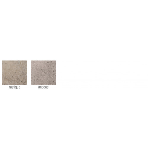 Travertin sol et mur intenso effet pierre beige foncé Travertin l.40.6 x L.61 cm - Centrale Brico