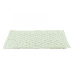 Tapis de bain l.50 x L.80 cm cream 5, Lily de marque Centrale Brico, référence: B6496300