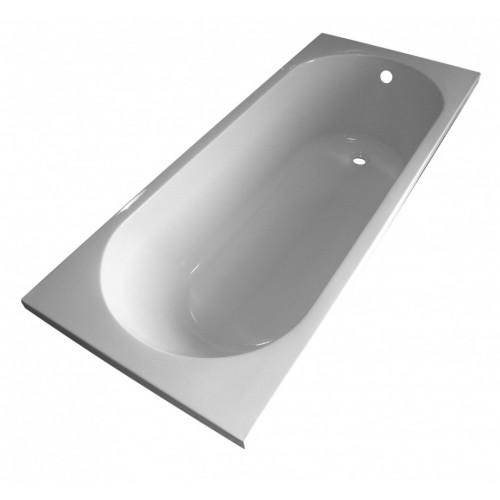 Baignoire rectangulaire L.160x l.70 cm blanc Nerea - Centrale Brico