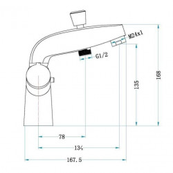 Rousseau Robinet Mitigeur Thermostatique Baignoire Et Douche Volga 2 - Monotrou - Centrale Brico