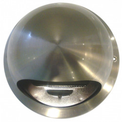 Bouche d'extraction acier inoxydable vernis Diam.18.3 cm de marque Centrale Brico, référence: B6501100