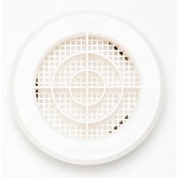 Grille d'aération abs naturel Diam.10 cm - Centrale Brico