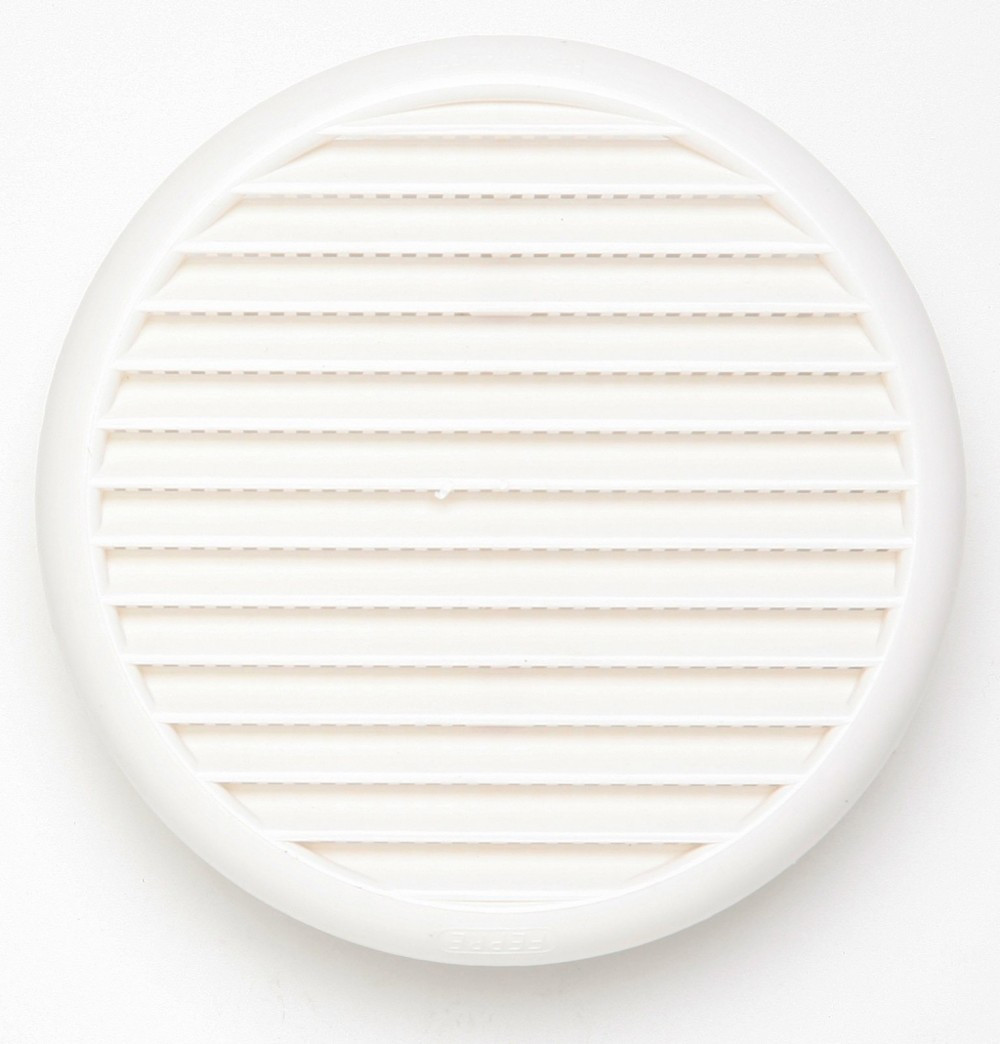 Grille daération à clipser Ø 13.5cm Avec moustiquaire et double sens de passage