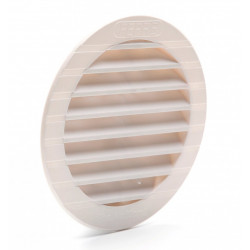 Grille d'aération abs naturel Diam.15 cm - Centrale Brico