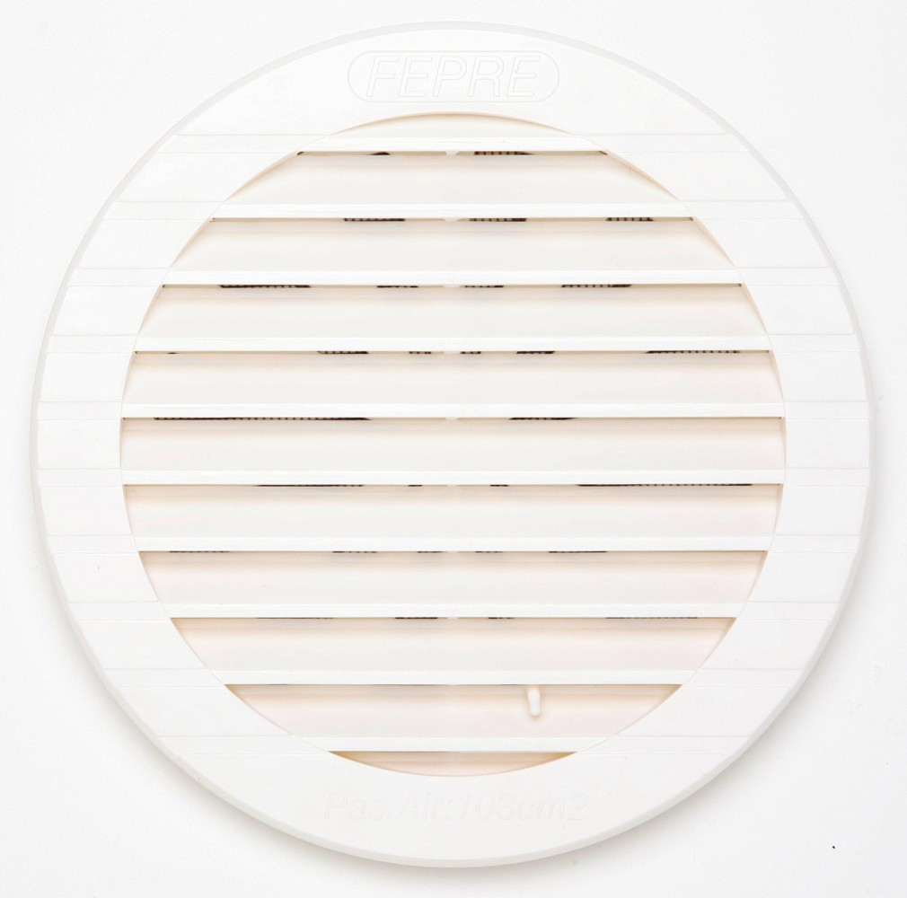 Grille daération ABS Diam.19 cm Empêche les insectes