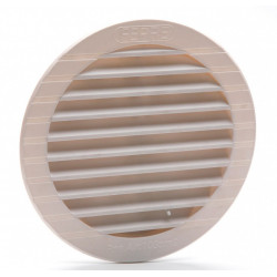 Grille d'aération abs naturel Diam.19 cm - Centrale Brico