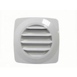 Grille d'aération abs naturel, L.12.5 x l.12.5 cm de marque Centrale Brico, référence: B6503200