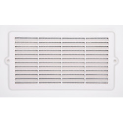 250x250 mm Grille De Ventilation En Plastique ABS Gris : :  Bricolage