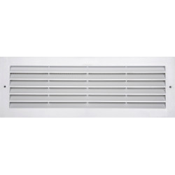 Grille d'aération abs naturel, L.13 x l.37 cm de marque Centrale Brico, référence: B6503400