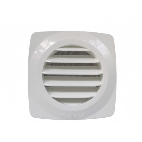 Grille d'aération abs naturel, L.13.8 x l.13.8 cm - Centrale Brico