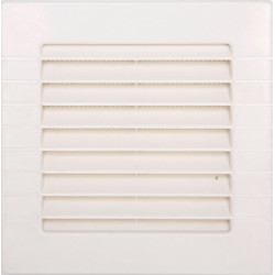 Grille d'aération abs naturel, L.14 x l.14 cm - Centrale Brico