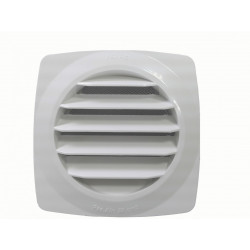 Grille d'aération abs naturel, L.14.8 x l.14.8 cm de marque Centrale Brico, référence: B6504400