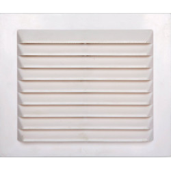 Grille d'aération abs naturel, L.15.5 x l.18.3 cm de marque Centrale Brico, référence: B6504600