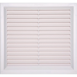 Grille d'aération abs naturel, L.24 x l.26 cm de marque Centrale Brico, référence: B6505300