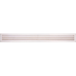 Centrale Brico Grille d'aération aluminium naturel Diam.12.5 cm