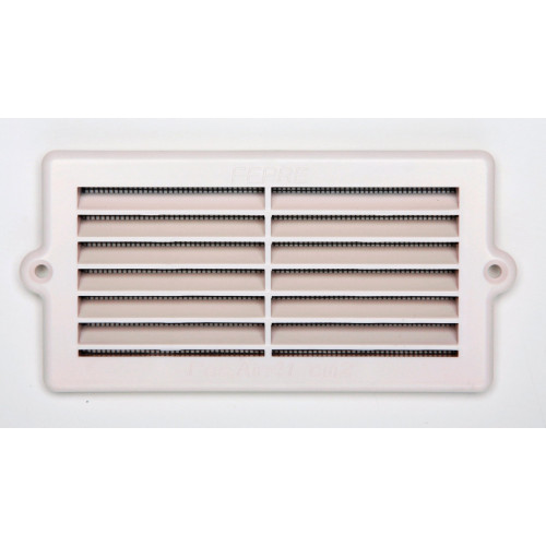 Grille d'aération abs naturel, L.8 x l.16.4 cm - Centrale Brico