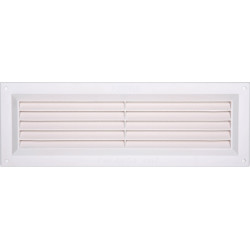 Grille d'aération abs naturel, L.9 x l.26 cm de marque Centrale Brico, référence: B6505800