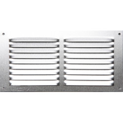 Grille d'aération aluminium anodisé, L.10 x l.20 cm - Centrale Brico