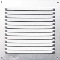 Grille d'aération aluminium anodisé, L.15 x l.15 cm de marque Centrale Brico, référence: B6506600