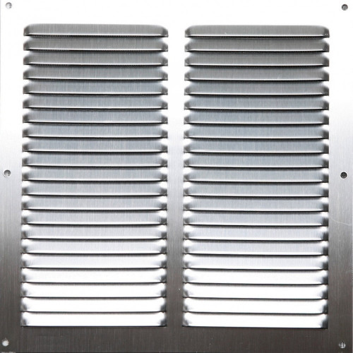 Grille d'aération aluminium anodisé, L.20 x l.20 cm - Centrale Brico