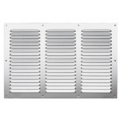 Grille d'aération aluminium anodisé, L.20 x l.30 cm - Centrale Brico