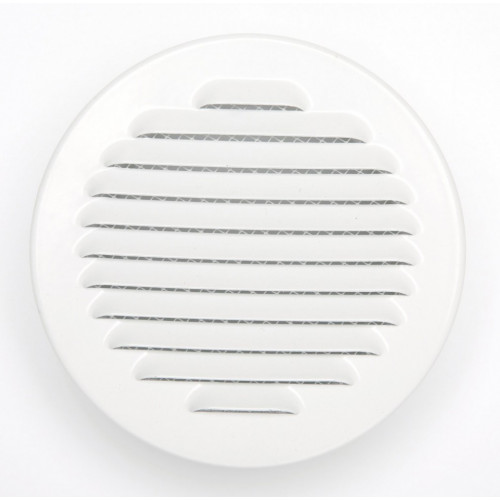 Grille d'aération aluminium laqué Diam.11 cm - Centrale Brico