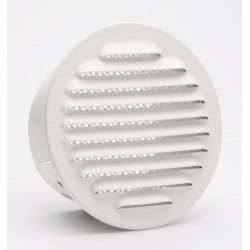 Grille d'aération aluminium laqué Diam.11 cm - Centrale Brico