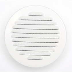 Grille d'aération aluminium laqué Diam.12.5 cm de marque Centrale Brico, référence: B6507800