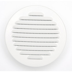 Grille d'aération aluminium laqué Diam.15 cm - Centrale Brico