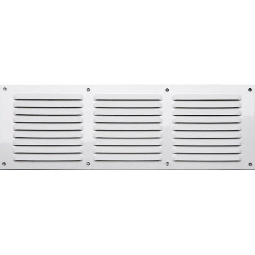 Grille d'aération aluminium laqué, L.10 x l.30 cm - Centrale Brico